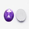 Acrylic Rhinestone Flat Back Cabochons GACR-Q011-13x18-13-2