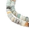 Natural Flower Amazonite Beads Strands G-F520-16-5