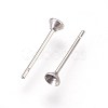 Non-Tarnish 304 Stainless Steel Post Stud Earring Settings STAS-I097-006A-P-1