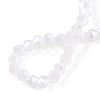 Imitation Jade Electroplate Glass Beads Strands EGLA-A039-J2mm-A06-4
