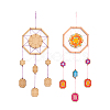 DIY Octagon Wind Chime Making Kit DIY-A029-02-1
