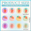 4Pcs 4 Colors Silicone Replacement Thumb Grip Caps AJEW-GF0009-67B-2
