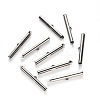 Tarnish Resistant 304 Stainless Steel Slide On End Clasp Tubes STAS-S115-01J-P-1