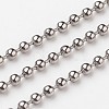 Tarnish Resistant 304 Stainless Steel Ball Chains CHS-A002B-2.0mm-1