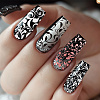 Stainless Steel DIY Nail Art Templates MRMJ-WH0092-103-4