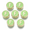 Alloy Enamel Beads X-ENAM-S122-028F-NR-1