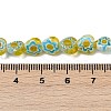 Handmade Millefiori Lampwork Beads Strands LAMP-G166-15J-4