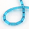 Transparent Glass Bead Strands GLAA-R162-10x4-03-2