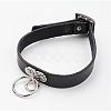Punk Rock Style Cowhide Leather Choker Necklaces NJEW-D287-06-2