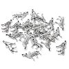 Tibetan Style Alloy Howling Wolf Pendants LS-LF1753Y-NF-2