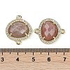 Natural Sunstone Faceted Oval Links G-B126-01G-10-3