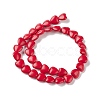 Heart Synthetic Turquoise Beads Strands X-TURQ-I019-12mm-01-2