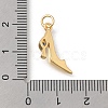 Brass Micro Pave Cubic Zirconia Pendants KK-D431-075B-02-3