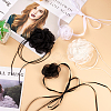 4Pcs 4 Styles Cloth & Polyester Flower Collar Choker Necklaces Set for Women Bride Wedding Party AJEW-TA0001-27-13