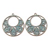 Tibetan Style Alloy Pendants FIND-B055-02B-1