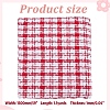 Tartan Chemical Fiber Fabric DIY-WH0591-521A-2