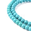 Synthetic Turquoise Beads Strands TURQ-G106-4mm-02E-5