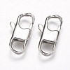 Tarnish Resistant 304 Stainless Steel Lobster Claw Clasps STAS-O114-056C-P-1