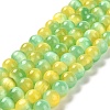 Natural Selenite Beads Strands G-P493-03A-1