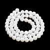 Electroplate Opaque Glass Beads Strands EGLA-A035-P8mm-A01-2