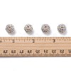 Alloy Rhinestone Beads X-RB-A034-10mm-A28S-3