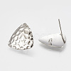 Brass Ear Stud Findings X-KK-S336-21P-2