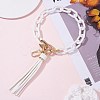 Chain Link Wristlet Keychain HJEW-SW00013-06-3