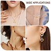 120Pcs 6 Style Ion Plating(IP) 304 Stainless Steel Pendant Rhinestone Settings STAS-CA0002-11-5
