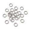 Non-Tarnish 304 Stainless Steel Open Jump Rings STAS-C040-01J-P-1