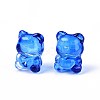Baking Paint Transparent Glass Beads DGLA-N018-02B-2