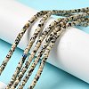 Natural Dalmatian Jasper Beads Strands G-E612-A01-A-4