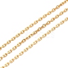 PVD Vacuum Plating 304 Stainless Steel Cable Chains CHS-D033-03G-01-1