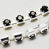 Brass Rhinestone Strass Chains CHC-R129-S14-08S-1
