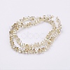 Electroplate Glass Beads Strands EGLA-J145-6mm-PL05-2