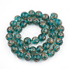 Handmade Gold Sand Lampwork Beads LAMP-T006-06E-2