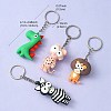PVC Plastic Pendant Keychain KEYC-YW0001-14-4