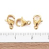 Ion Plating(IP) 304 Stainless Steel Lobster Claw Clasps X-STAS-H352-01B-G-01-5