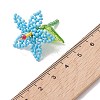 Glass Seed Beaded Pendants PALLOY-MZ01283-01-4