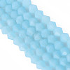 Faceted Bicone Opal Beads Strands EGLA-P017-01B-4