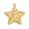 304 Stainless Steel Pendants STAS-P417-04B-G-1