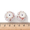 Flower Style Resin Rhinestone Beads CLAY-NH0003-05S-04-3