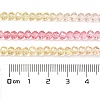 Transparent Painted Glass Beads Strands DGLA-A034-T3mm-A09-3