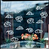 Waterproof PVC Colored Laser Stained Window Film Static Stickers DIY-WH0314-104-6