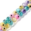 Handmade Evil Eye Lampwork Beads Strands LAMP-G164-09B-1