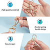 DIY Keychain Clasp Findings Kits DIY-SP0003-46-5