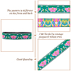 Ethnic Style Polyester Ribbon OCOR-WH0047-38D-4