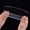 Rectangle Acrylic Name Card Holder ODIS-WH0025-39-3