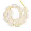 Natural Lemon Quartz(Heated) Beads Strands G-C098-A27-01-2