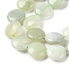 Natural Flat Round Xiuyan Jade Beads Strands G-L245-03A-4