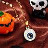 Halloween 304 Stainless Steel Enamel Pendant Necklaces CH1357-2